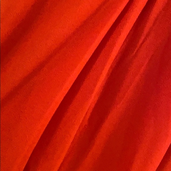 Burnt Orange Chiffon Maxi Maternity Dress - Picture 7 of 8